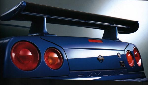 R34 Nissan Skyline GT-R Tail Light Picture